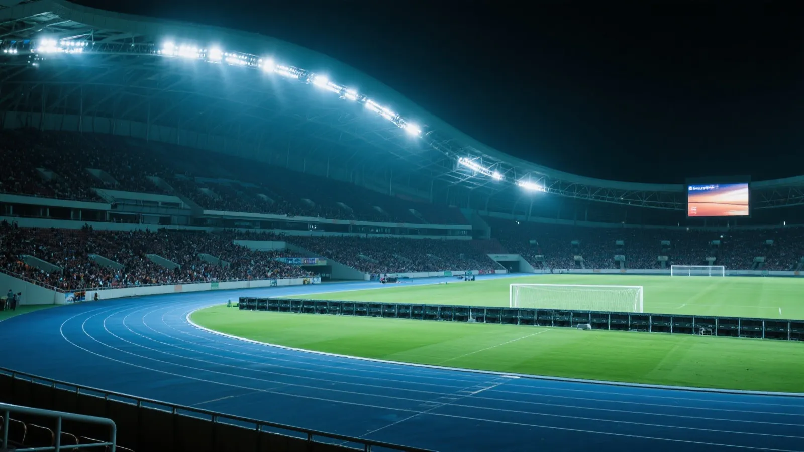 体育现场与赛场光影